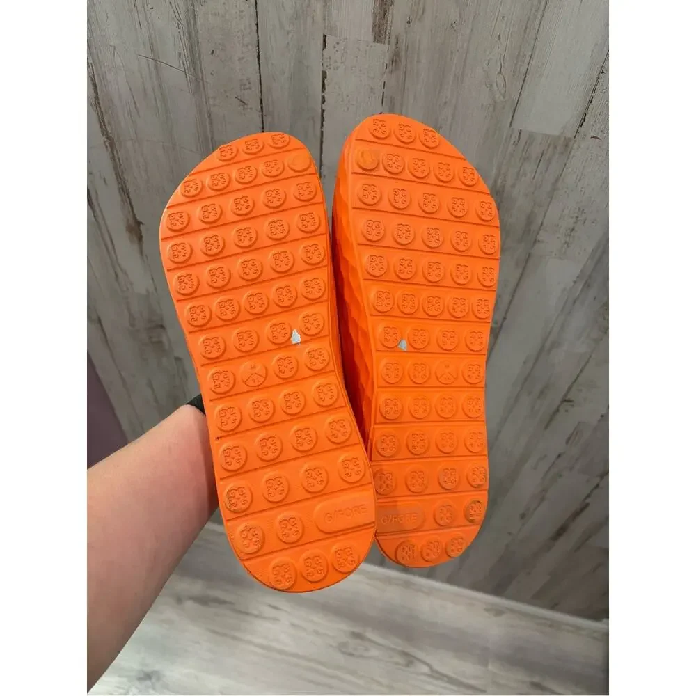 G/Fore G/Slide Street Show Orange Slide Sandal Men’s Size 11 Golf Rubber Comfort